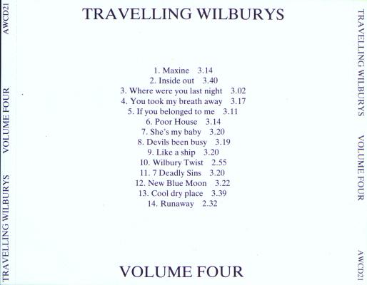 137 TRAVELLING WILBURYS VOLUME FOUR