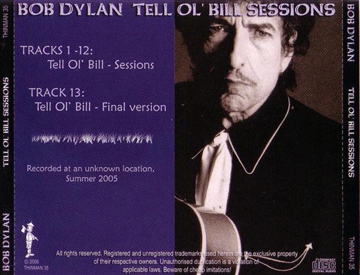 927 TELL OL' BILL SESSIONS